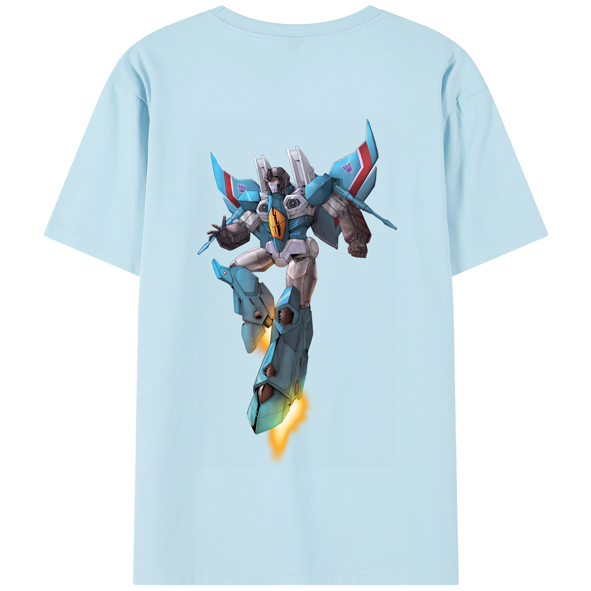 （画像用） Transformers トランスフォーマー 綿100％半袖Tシャツ（背面プリント）